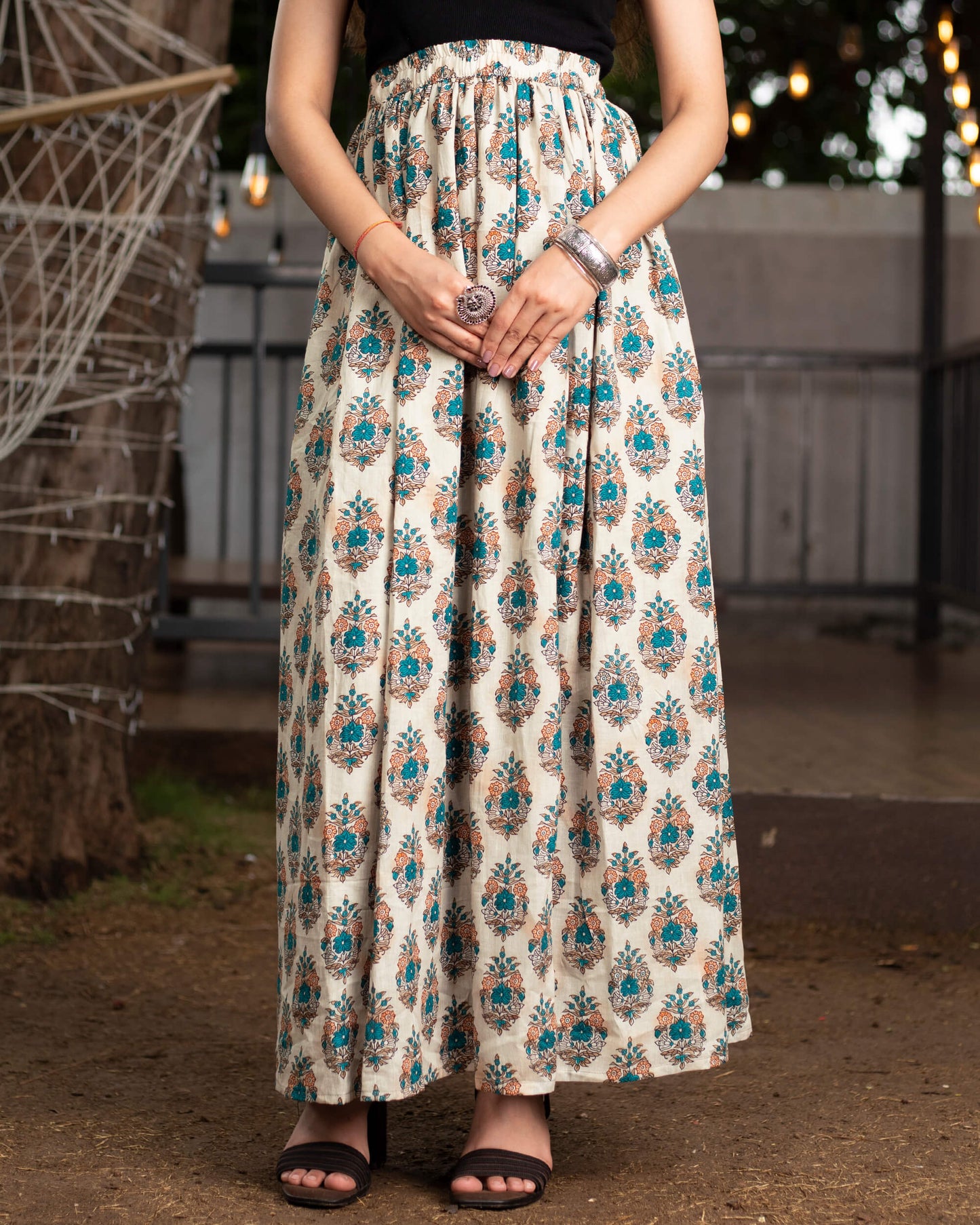 Mugal Printed Skirt