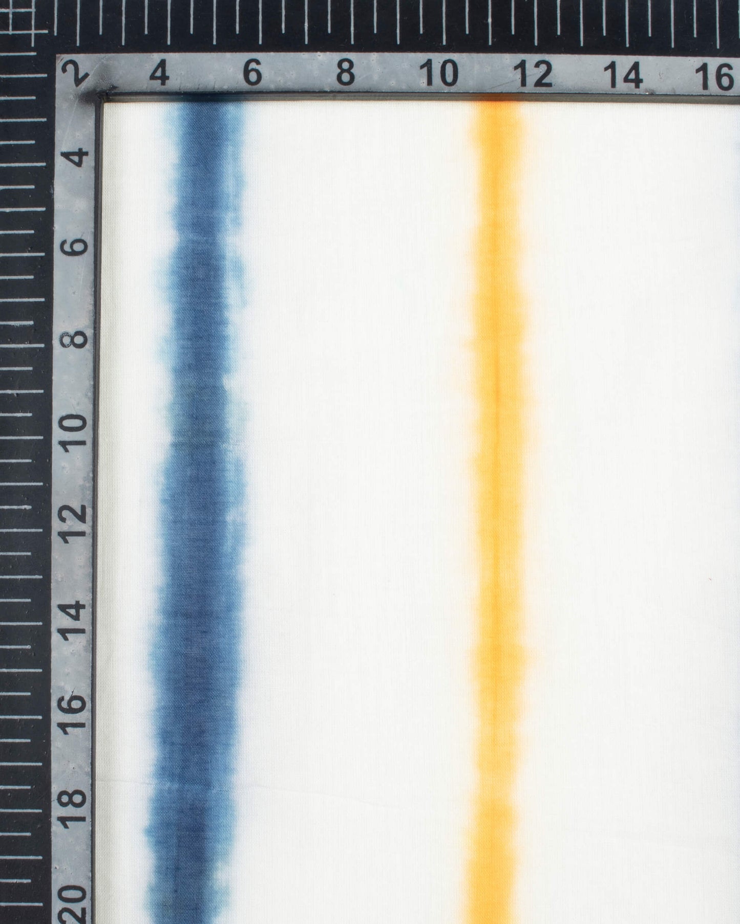 White And Blue Shibori Hand Tie & Dye Cotton Mulmul Stole