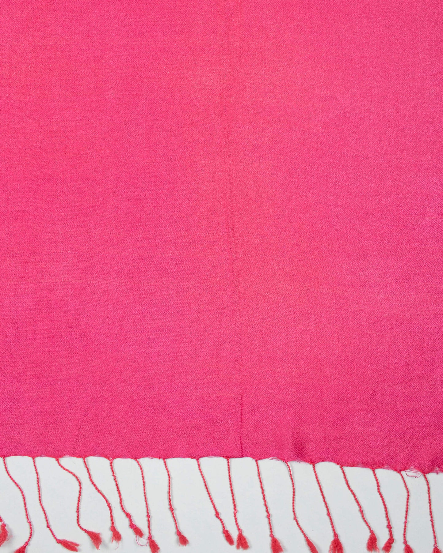 Fuchsia Plain Dobby Woven Bhagalpuri Viscose By Tusser Silk Stole - Fabcurate