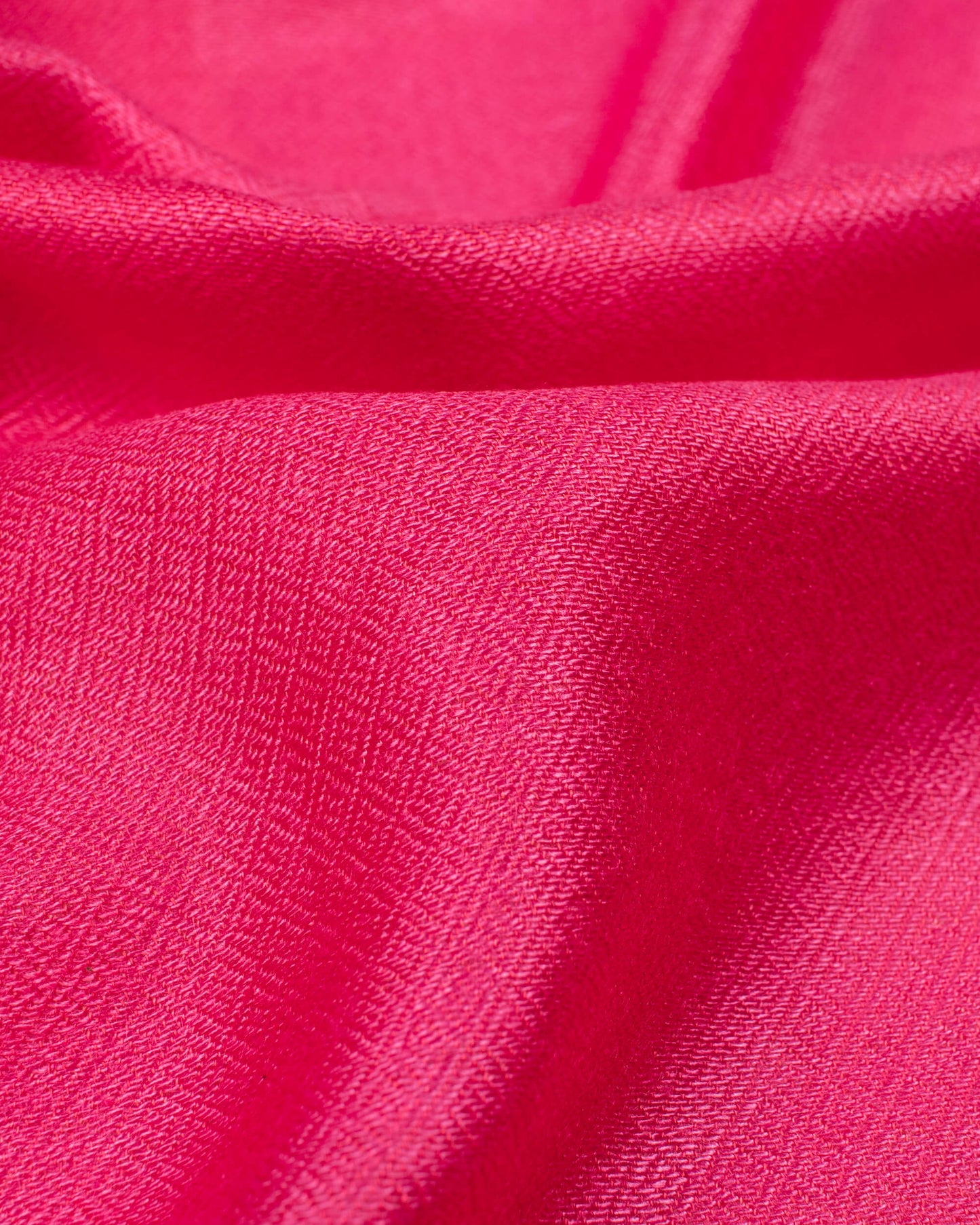 Fuchsia Plain Dobby Woven Bhagalpuri Viscose By Tusser Silk Stole - Fabcurate