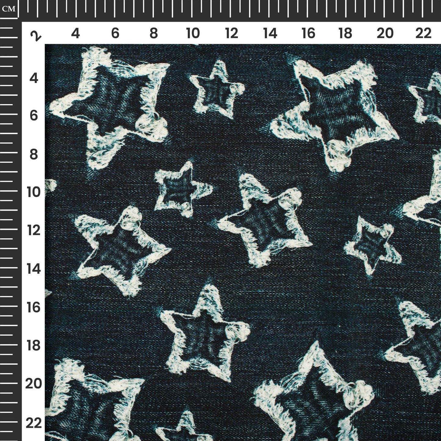 Trendy Star Digital Print Rayon Fabric