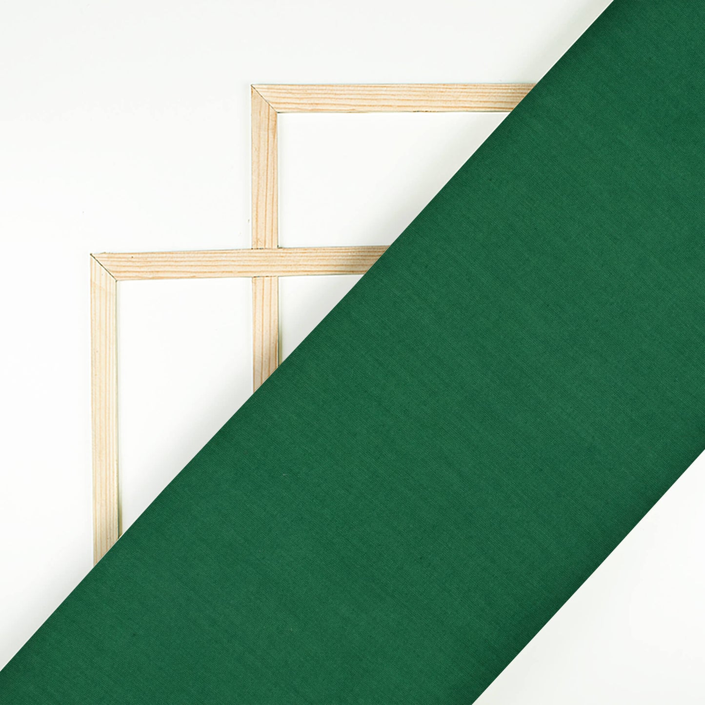 Sacramento Green Plain Cotton Cambric Fabric