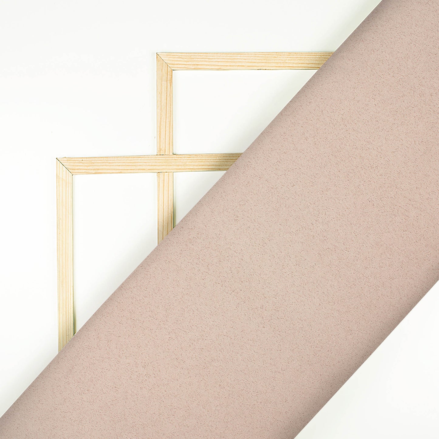 Light Brown Plain Charmeuse Satin Fabric (Width 50 Inches)