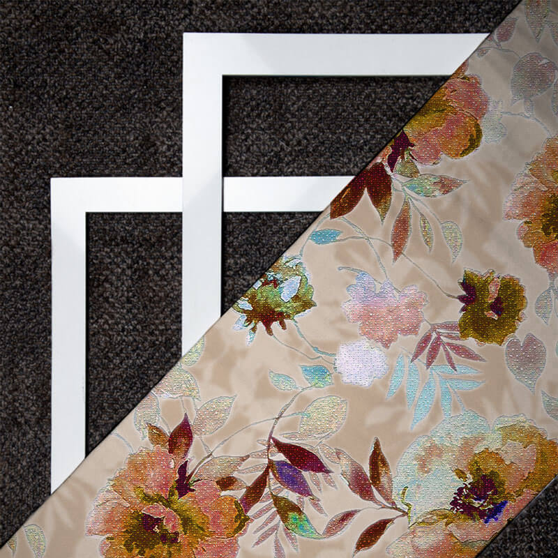 Digital Floral Print On American Crepe Fabric