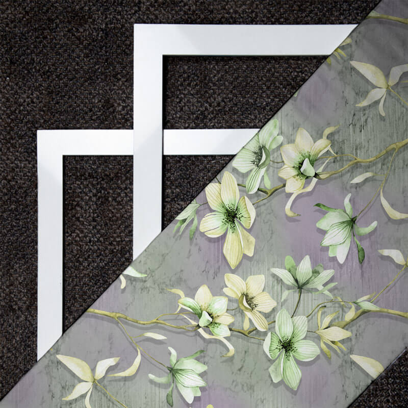 Digital Floral Print On American Crepe Fabric