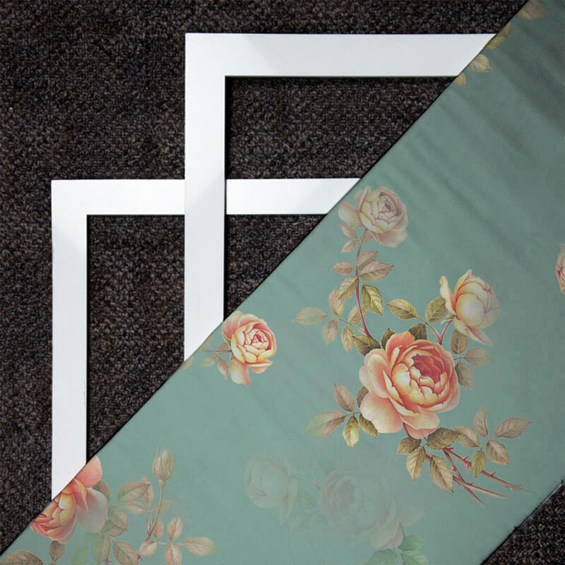 Digital Floral Print On American Crepe Fabric