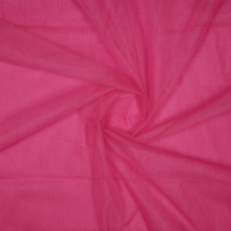 Pink Plain Premium Quality Butterfly Net Fabric