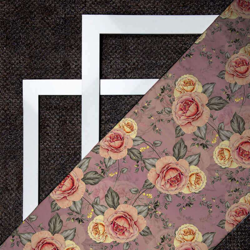 Digital Floral Print On American Crepe Fabric