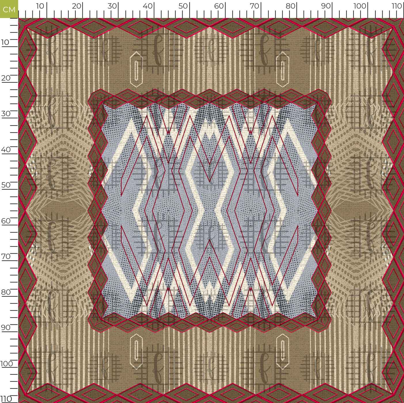 Tussar Silk Beautiful Multitexture Scarf Print