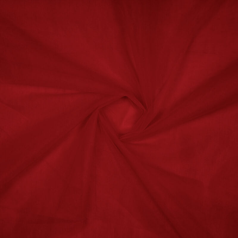 Red Plain Premium Quality Butterfly Net Fabric