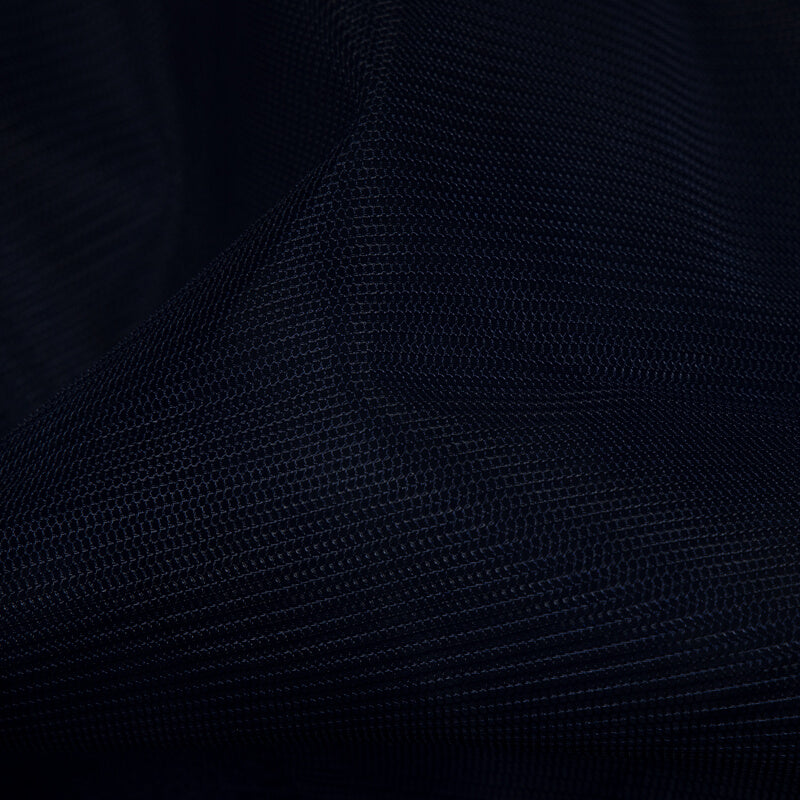 Navy Blue Plain Premium Quality Butterfly Net Fabric