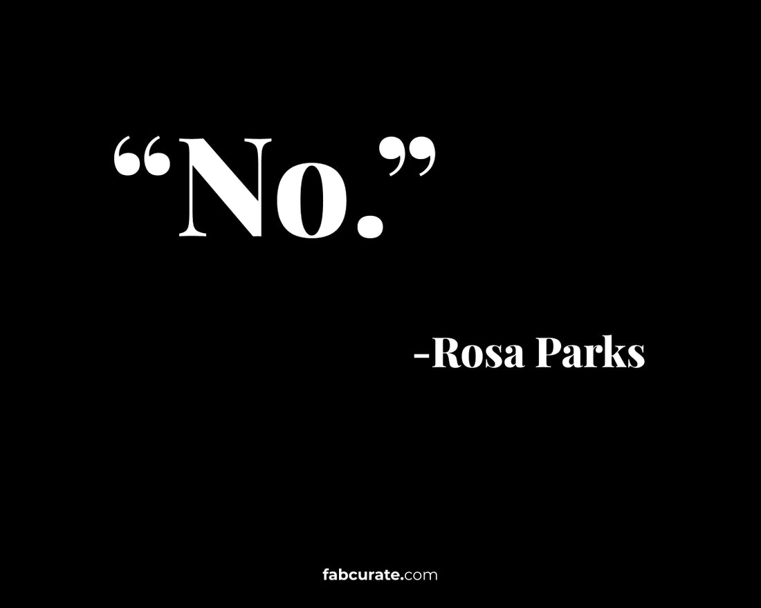 Saying NO is the best thing to do sometimes.