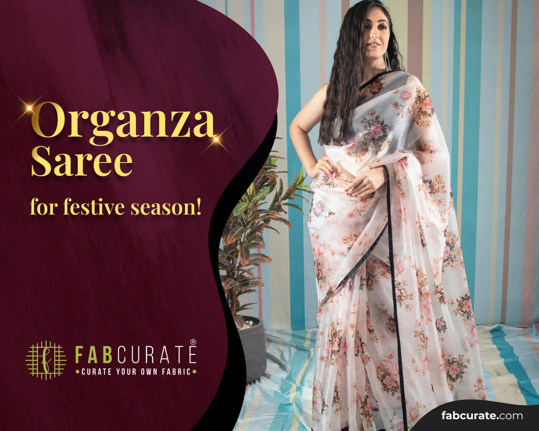 Organza Saree for Festive Season!