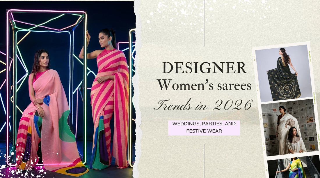 Designer Women's Saree Trends in 2026 for Weddings, Parties, and Festive Wear