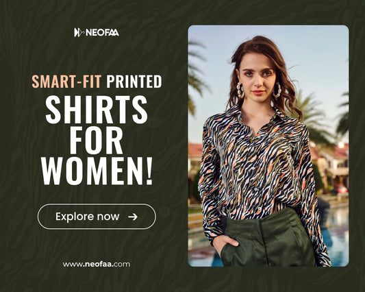 Smart-fit Printed Shirts for Women!