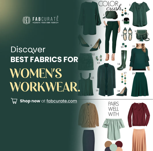 Discover the best fabrics for women’s workwear.