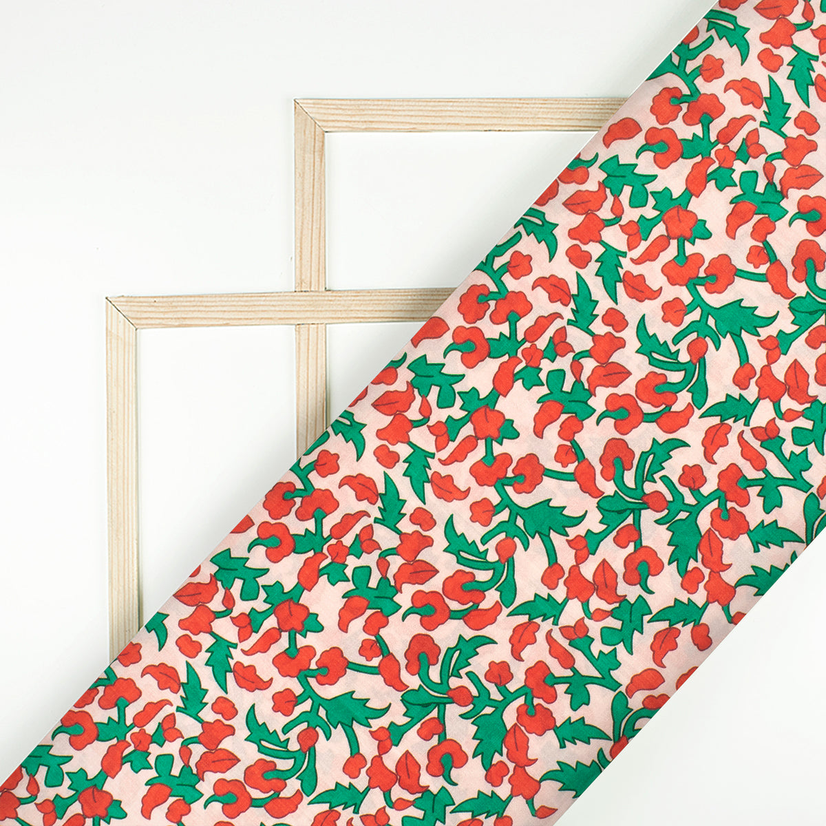 Lovely Floral Digital Print Crepe Silk Fabric