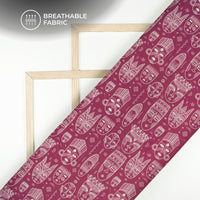 Exclusive Edition: Soft Quirky Digital Print Crepe Silk Fabric