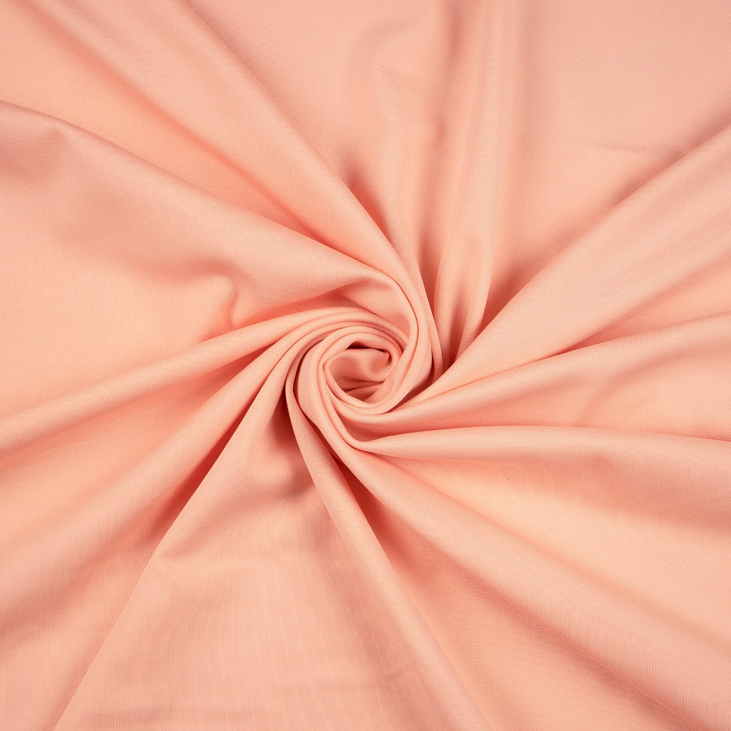 Sleek And Stretchy: Peachy Pink Plain Lycra Fabric (Width 58 Inches)