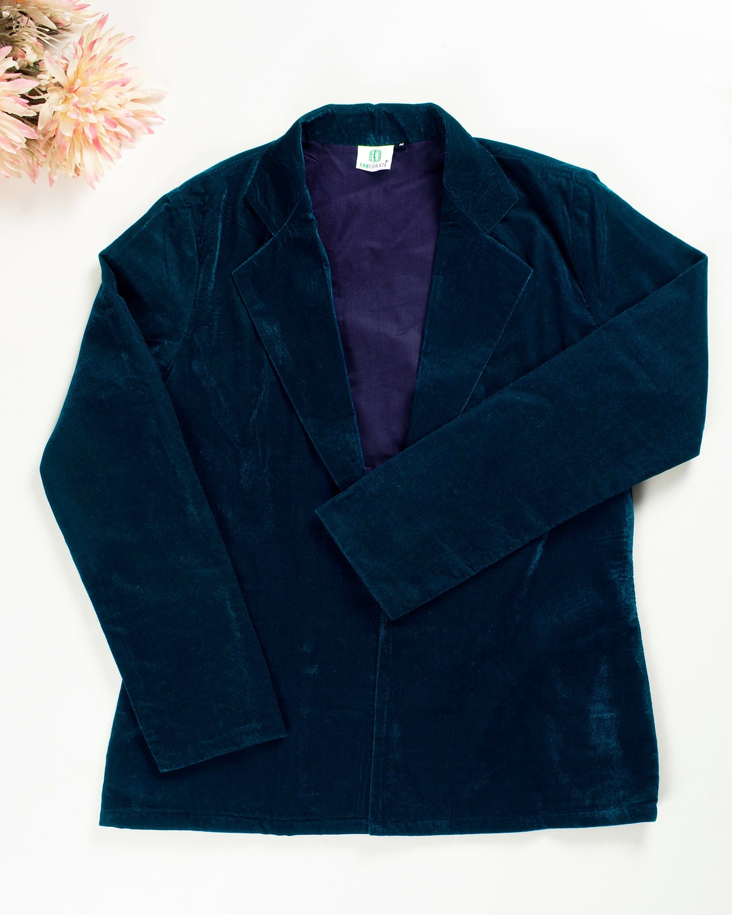 Cerulean Premium Velvet Jacket