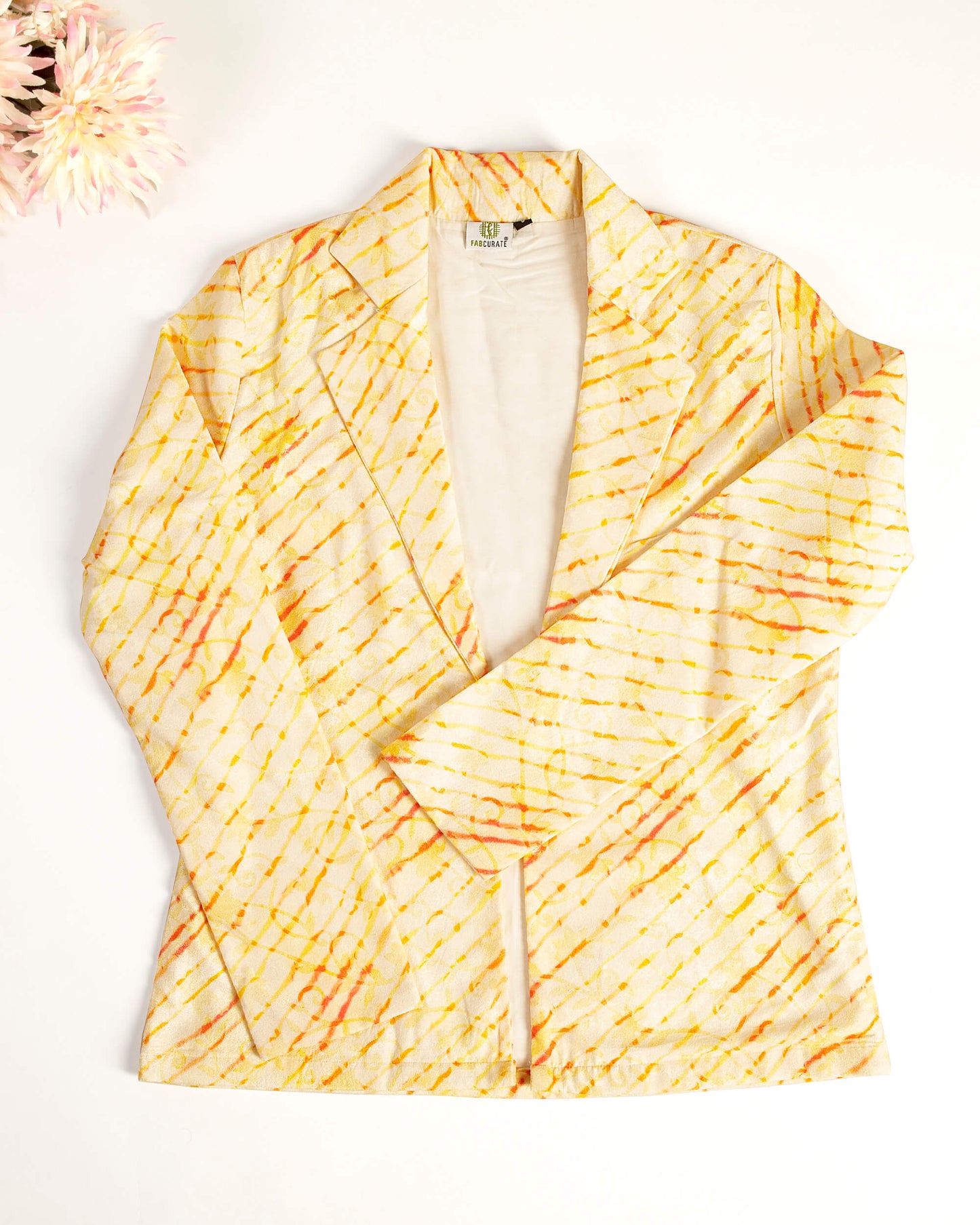 Leheriya Velvet Notch Lapel Jacket