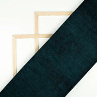 Dark Green Plain Export Quality Dual Tone Micro Velvet Fabric
