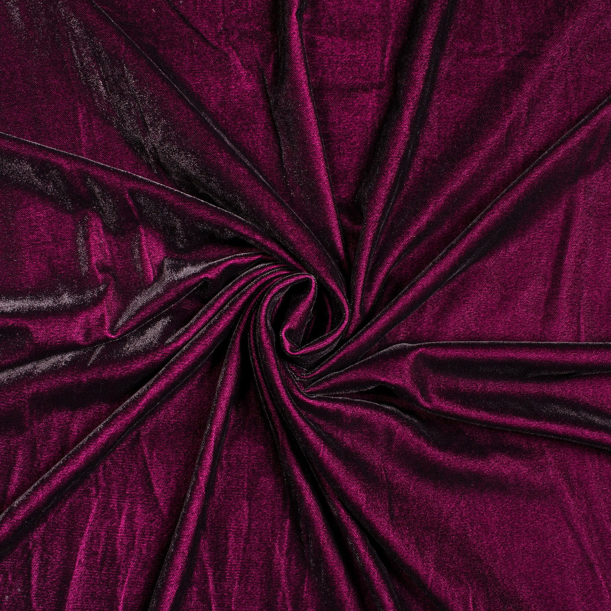 Wine Purple Plain Export Quality Dual Tone Micro Velvet Fabric