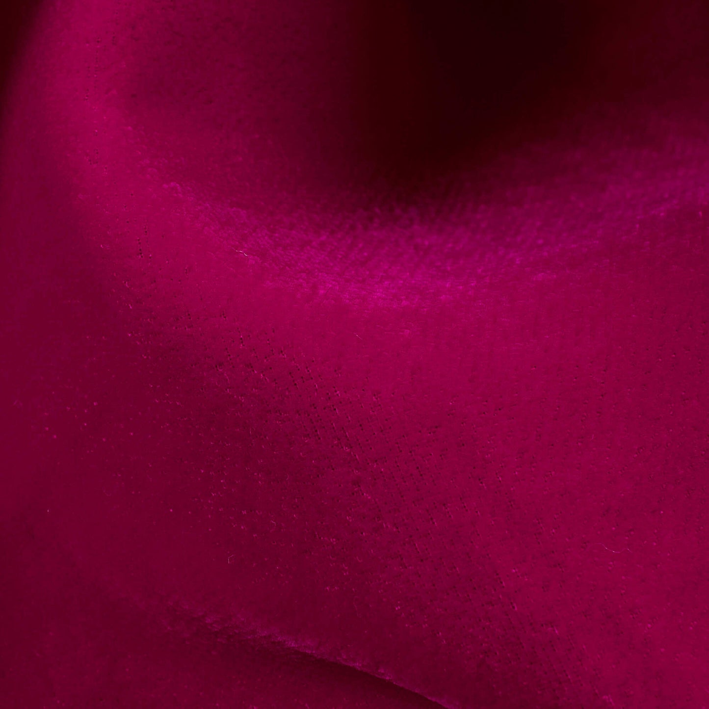 Dark Magenta Pink Plain Export Quality Micro Velvet Fabric