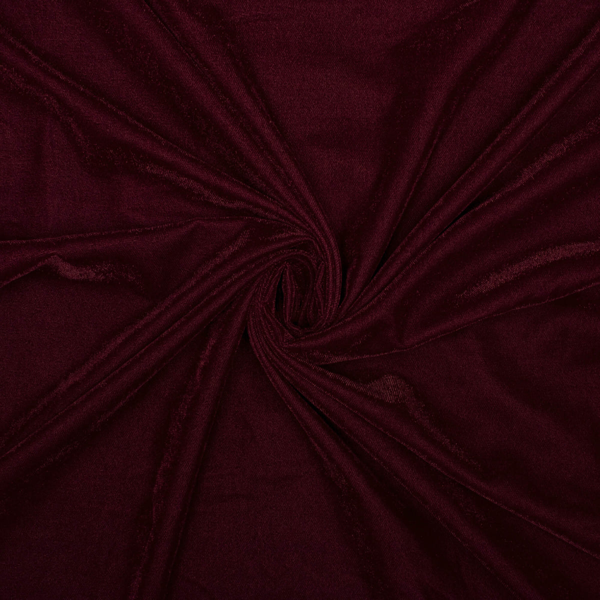 Maroon Plain Export Quality Micro Velvet Fabric