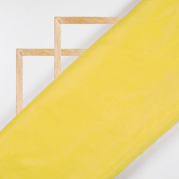 Yellow Plain Premium Liquid Organza Fabric