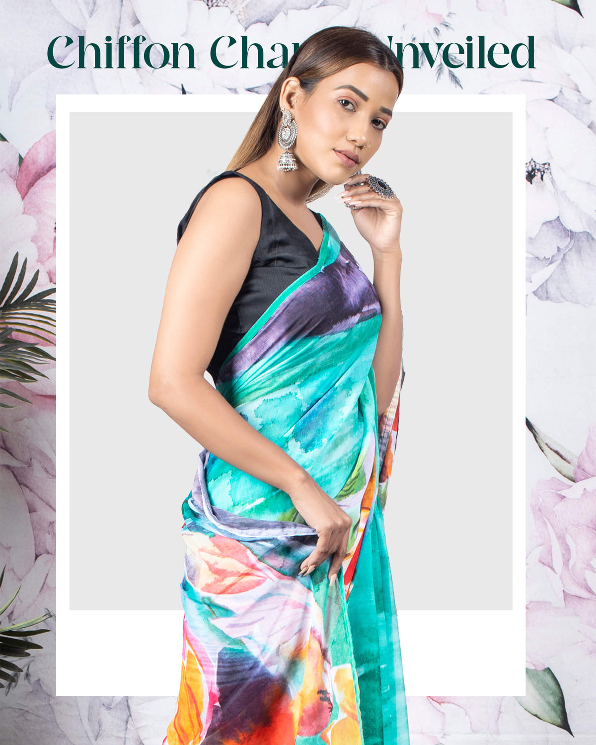 Feather-Soft Chiffon Saree Catalogue For Wholesale