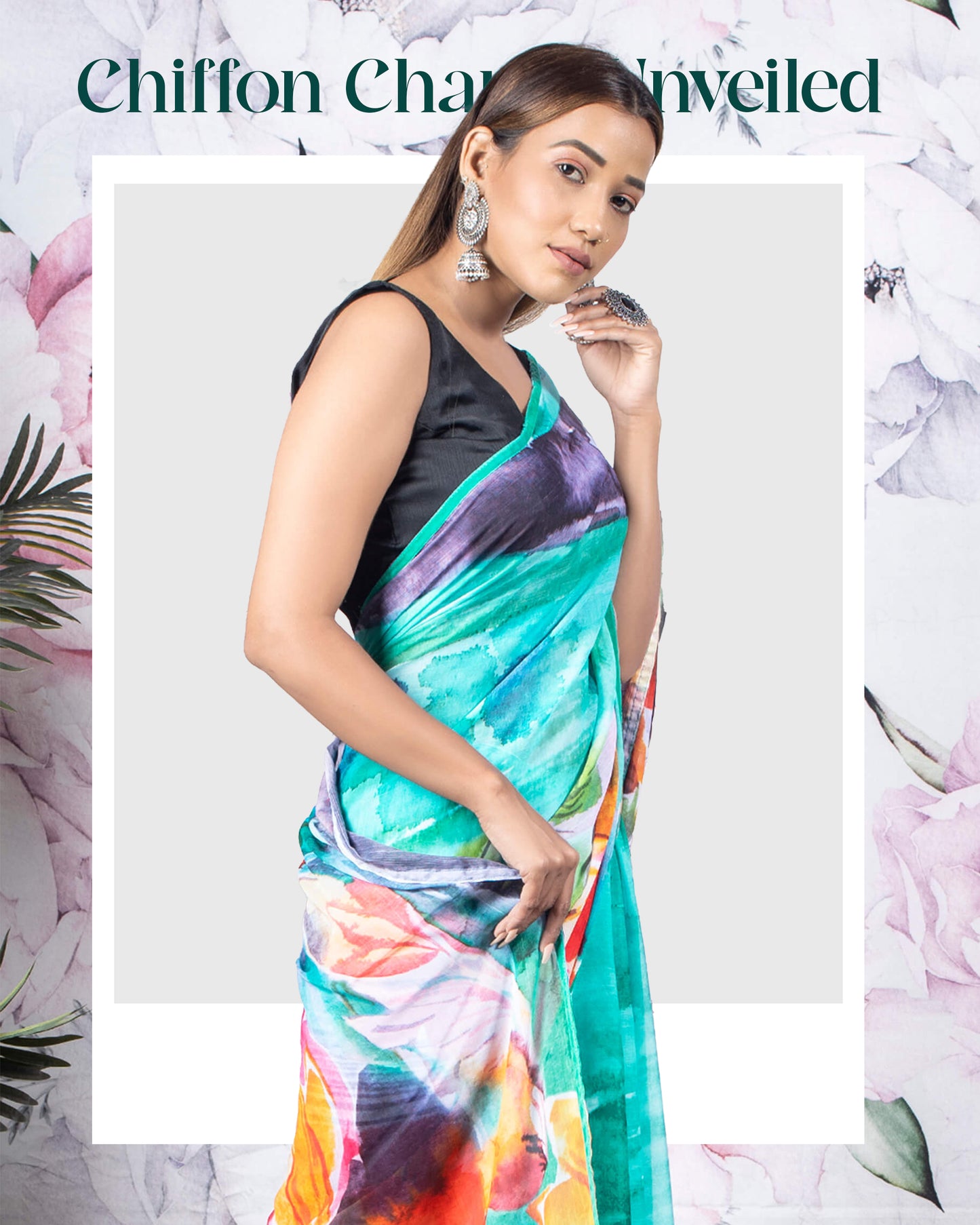 Feather-Soft Chiffon Saree Catalogue For Wholesale