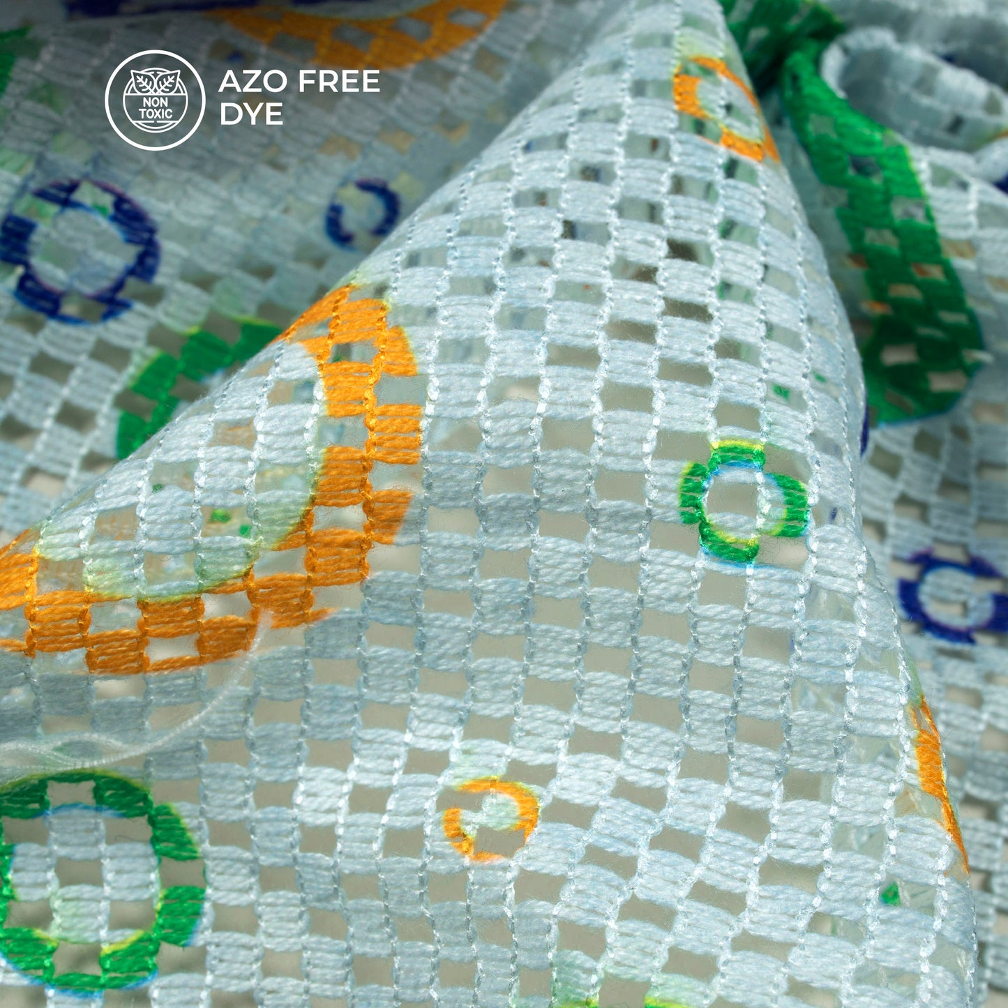 The Patriot Digital Print Crochet Net