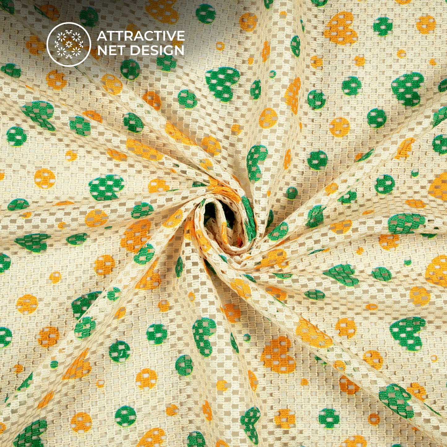 Freedom Flow Digital Print Crochet Net - Softness With Strength