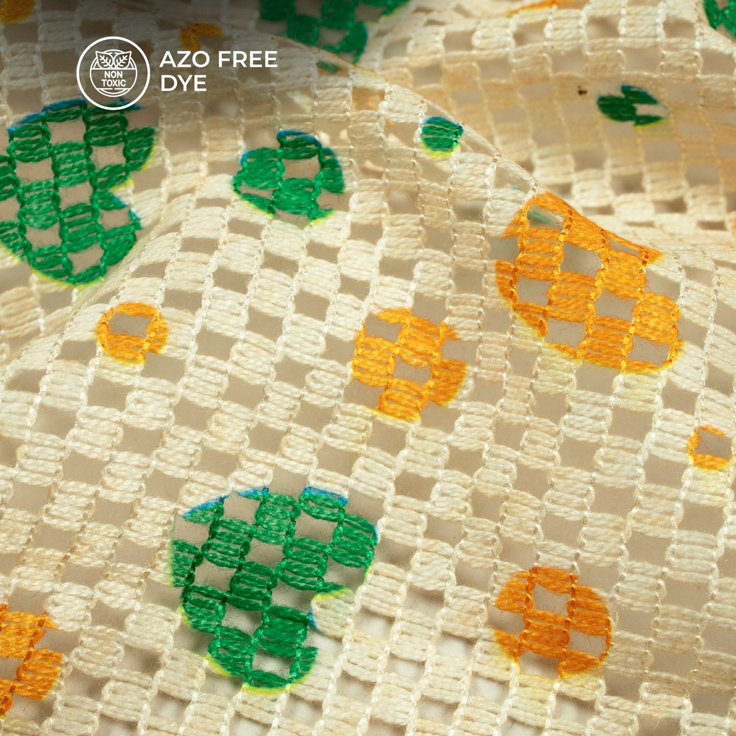 Freedom Flow Digital Print Crochet Net - Softness With Strength