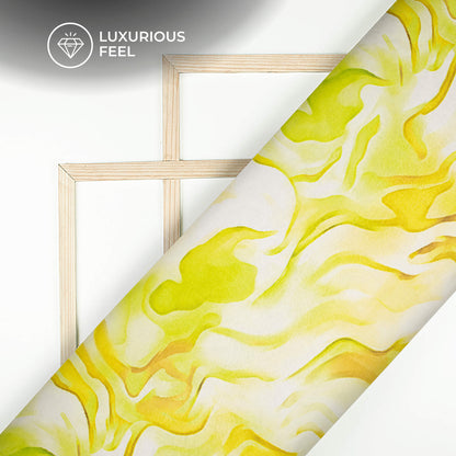 Lovely Marble Digital Print Lush Satin Fabric