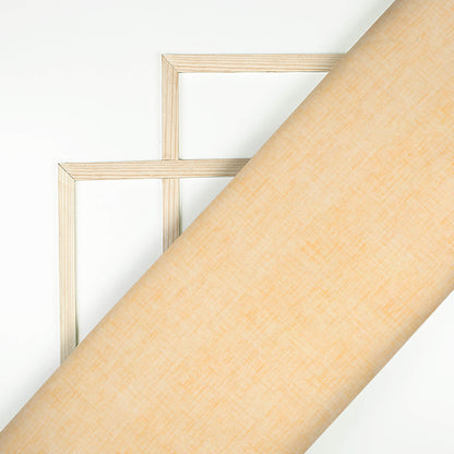 Trendy Peach Yellow Texture Digital Print Cotton Cambric Fabric