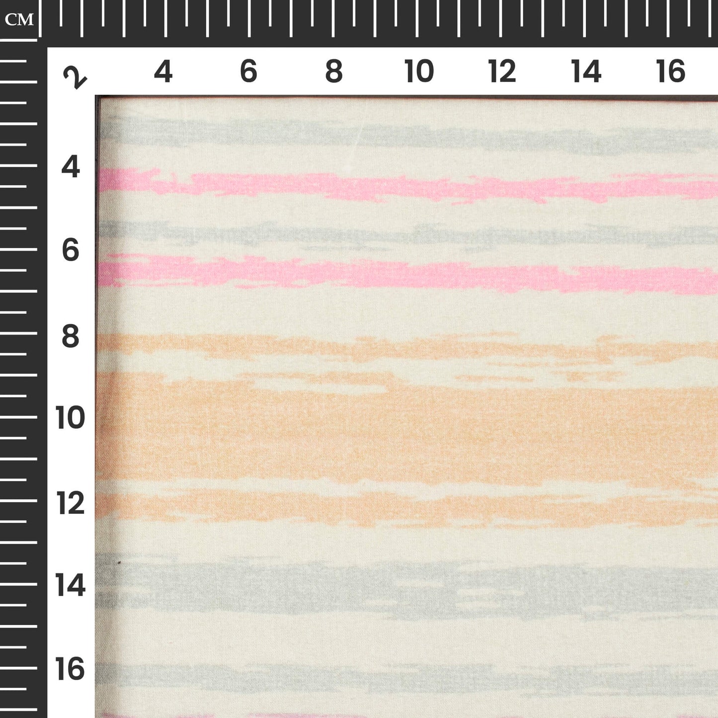 Exclusive Multi-Color Stripes Digital Print Cotton Cambric Fabric