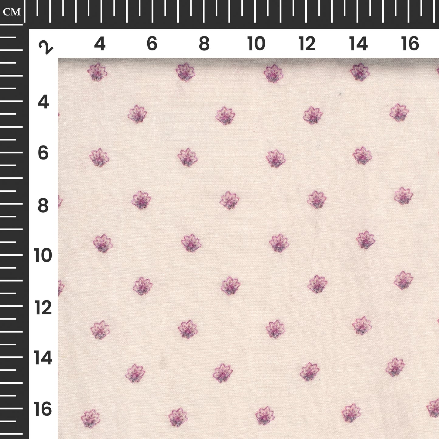 Exclusive Pastel Pink Booti Digital Print Pure Cotton Mulmul Fabric