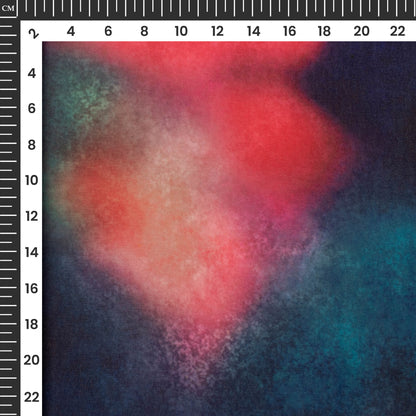 Exclusive Blue Tye And Dye Digital Print Georgette Fabric