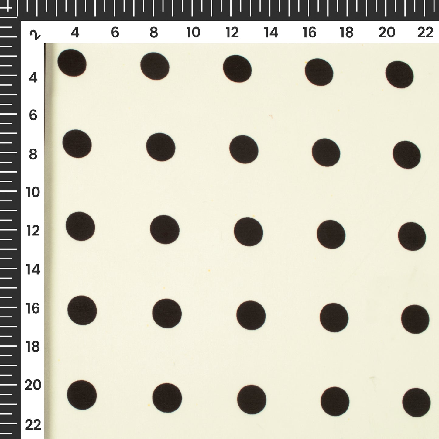 Trendy Polka Dots Digital Print Imported Satin Fabric