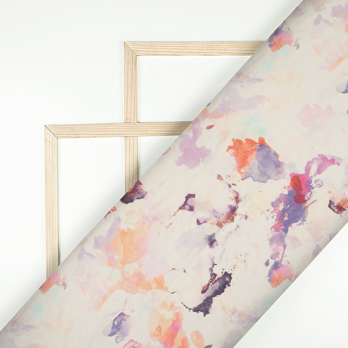 Trendy Tye And Dye Digital Print Chiffon Fabric