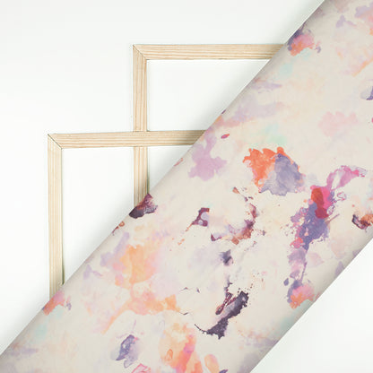 Trendy Tye And Dye Digital Print Chiffon Fabric