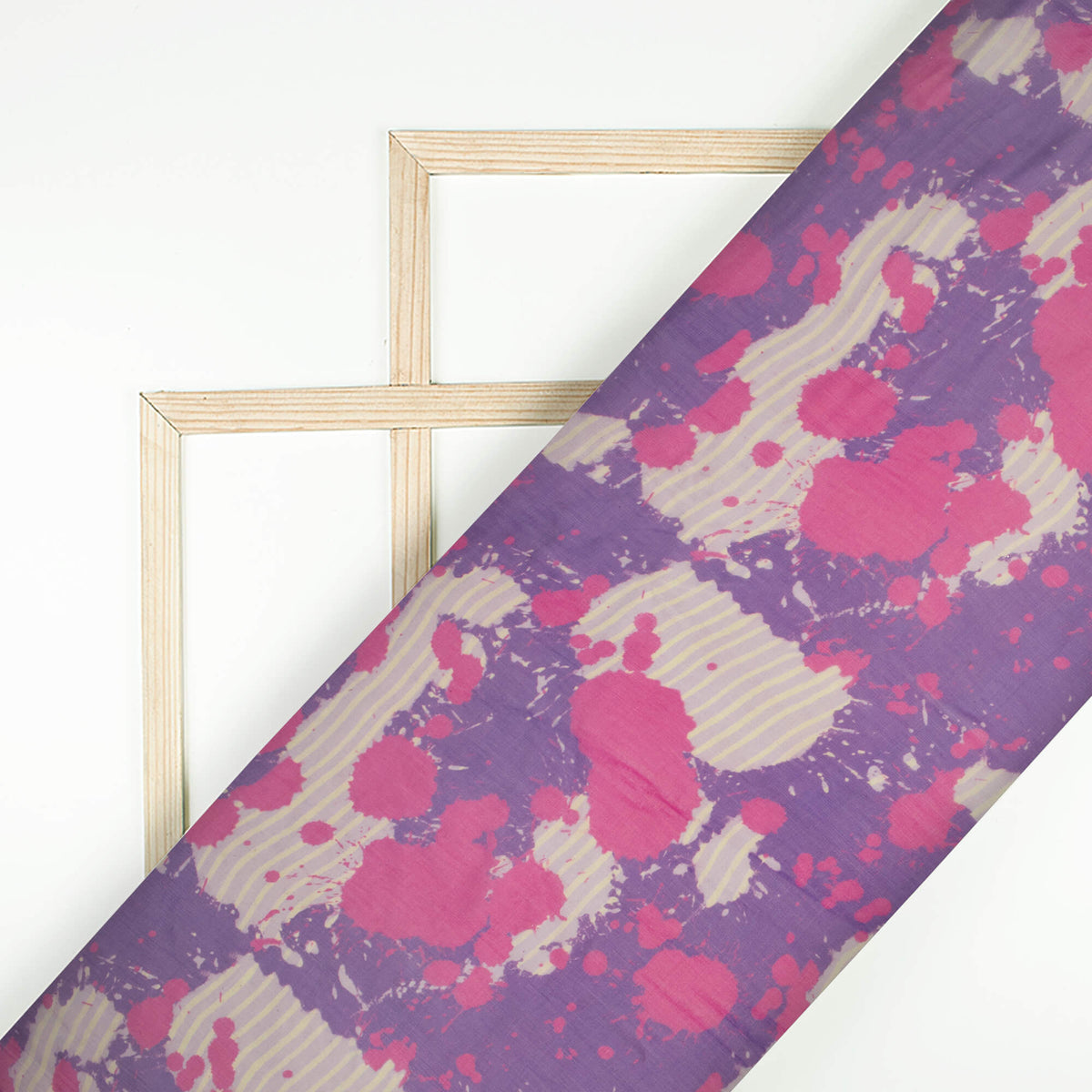 Exclusive Tie And Dye Digital Print Bemberg Chiffon Fabric