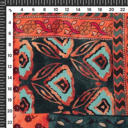 Exclusive Ethnic Digital Print Premium Swiss Linen Fabric