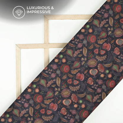 Beautiful Floral Digital Print Pure Organza Fabric