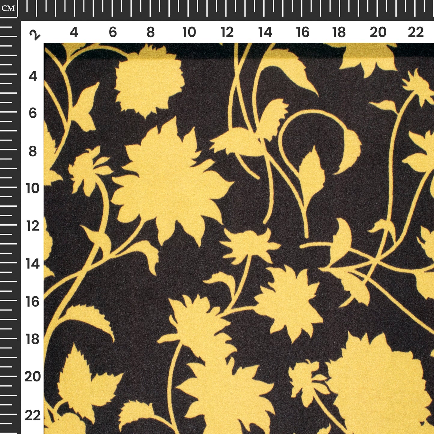 Attractive Floral Digital Print Japan Satin Fabric