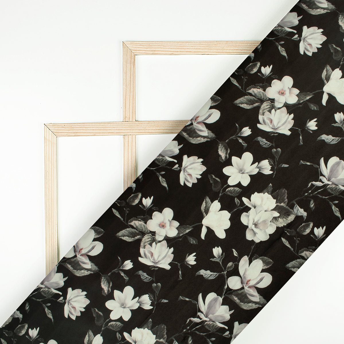 Fantastic Floral Digital Print Butter Crepe Fabric