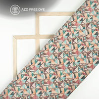 Trendy Geometric Digital Print Crepe Silk Fabric