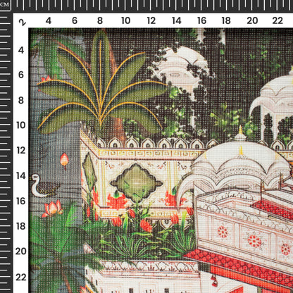 Trendy Madhuvanii Digital Print Kota Doria Fabric